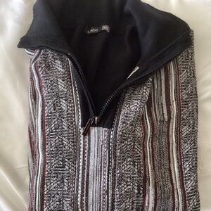 Men’s Bagazio COOGI Style Multicolor 1/4 ZIP Sweater-EUC